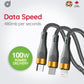 Cheetah  3-in-1 100W Super-fast Charging Cable - digifon