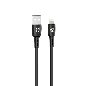 Cheetah1 12W Dual USB-A Wall Charger + USB-A to Lightning Cable - Black - digifon