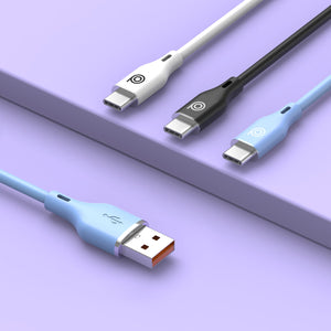 Ultra Durable & Fast Silicone USB A to Type C 1M Cable 15W - digifon