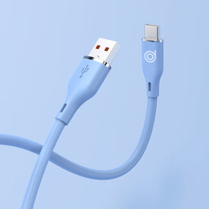 Ultra Durable & Fast Silicone USB A to Type C 2M Cable 15W - digifon