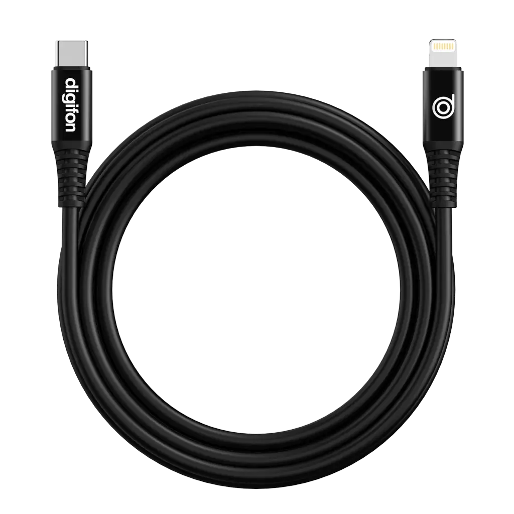 digifon Cheetah Type C to Lightning Cable with PD Charging